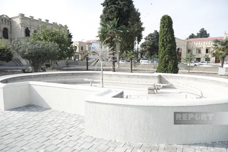 Xaçmazda bir hektardan artıq ərazini əhatə edən park yenidən qurulur
