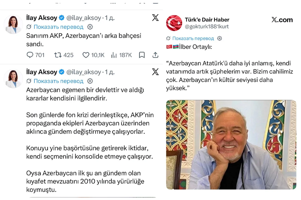 Türkiyənin sosial media seqmentində Azərbaycanın dünyəvi dövlət modelinə dəstək